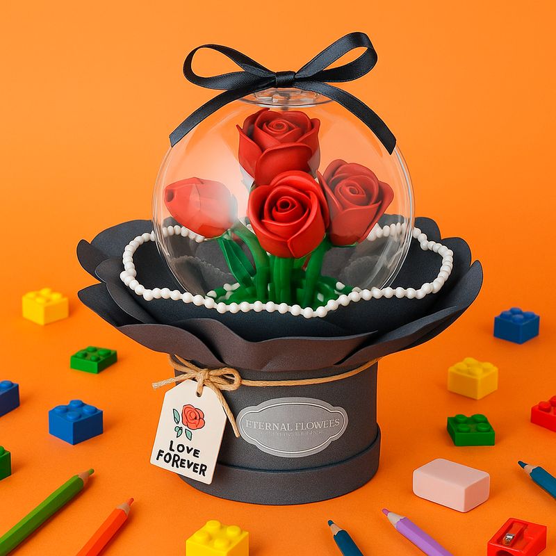 Bloques-De-Construcci-n-Arreglo-De-Rosas-My-Little-Garden-305-Piezas-2-30908