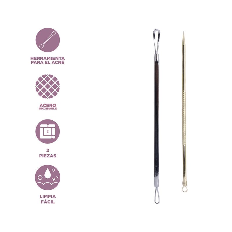 Kit-Herramientas-De-Limpieza-Facial-Acn-Y-Puntos-Negros-Black-Gold-Acero-Inoxidable-2-Piezas-3-30942