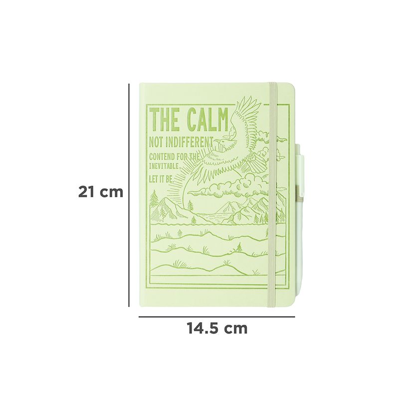 Libreta-Con-Pluma-Pasta-Dura-Verde-14-5x21-cm-80-Hojas-Rayas-4-30953