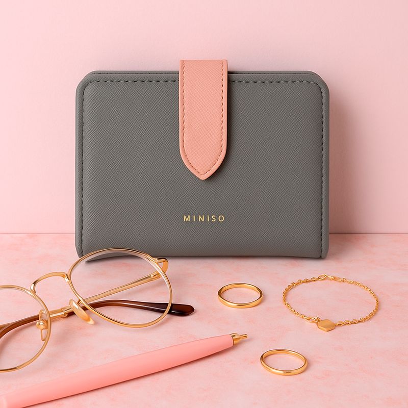 Cartera-Para-Mujer-Con-Broche-Sint-tica-Gris-19x10x2-cm-2-30964