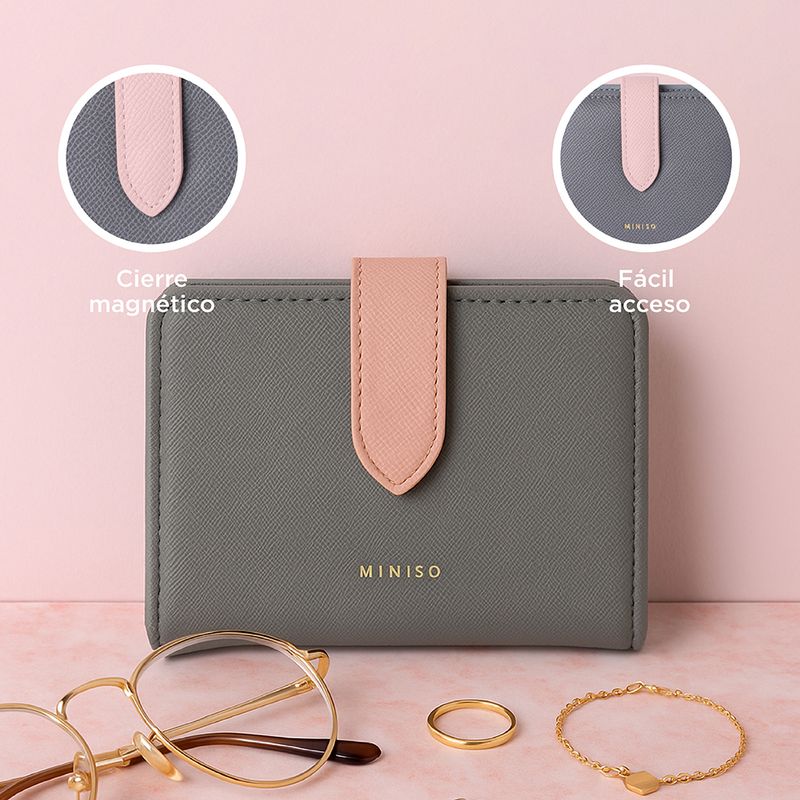 Cartera-Para-Mujer-Con-Broche-Sint-tica-Gris-19x10x2-cm-5-30964