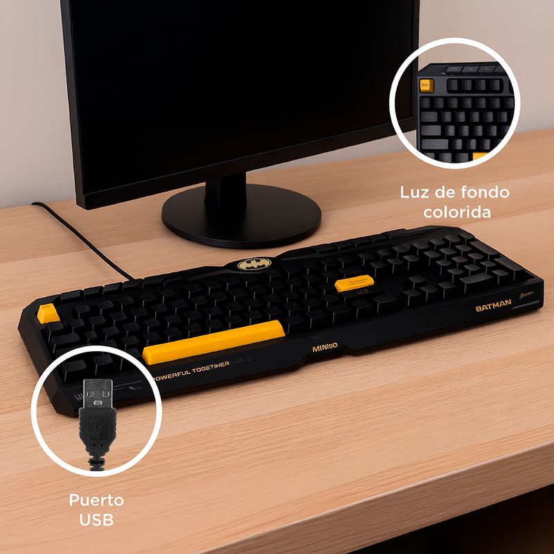 Teclado-Con-Cable-DC-Batman-Gamer-Sint-tico-Negro-42-8x12-6x3-cm-5-30969
