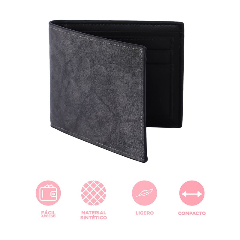 Cartera-Para-Hombre-Bifold-Sint-tica-Gris-11x10x2-cm-3-30972