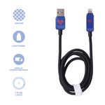 Cable-De-Carga-Super-R-pida-Y-Datos-DC-Superman-USB-A-Lightning-Nailon-Reforzado-Negro-1-m-12-W-3-30977