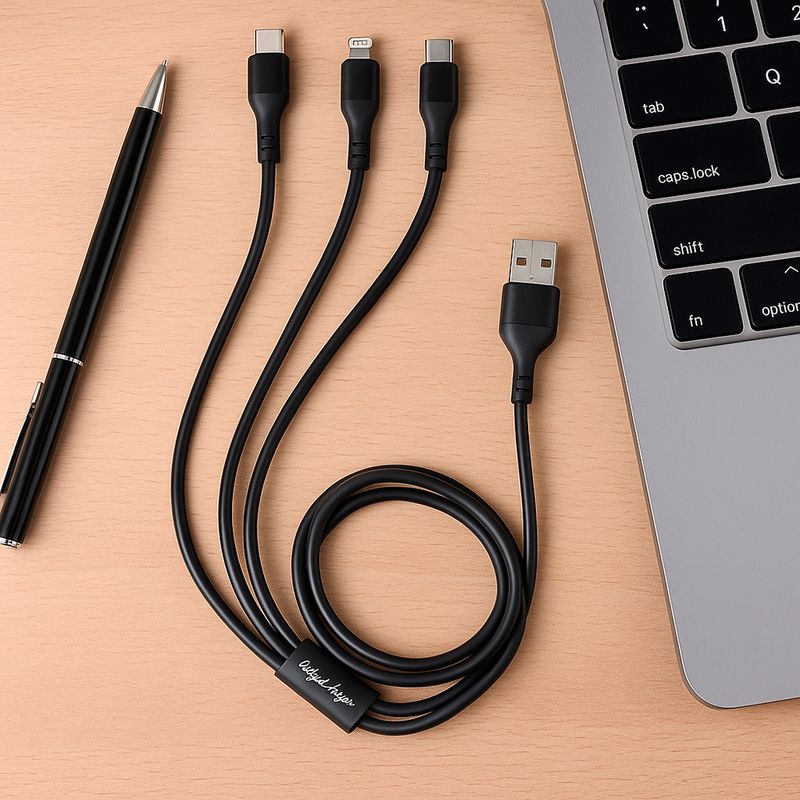 Cable-De-Carga-R-pida-Life-Is-For-Fun-Sint-tico-Negro-1-m-15-W-Multiconector-2-31005