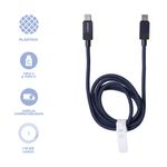 Cable-De-Carga-R-pida-Y-Datos-Life-Is-For-Fun-Nailon-Reforzado-Azul-1-m-60-W-Tipo-C-3-31008