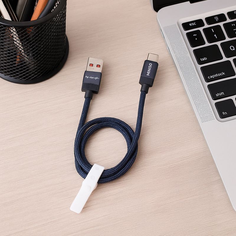 Cable-De-Carga-R-pida-Y-Datos-Life-Is-For-Fun-Nailon-Reforzado-Azul-1-m-66-W-USB-A-Tipo-C-2-31012