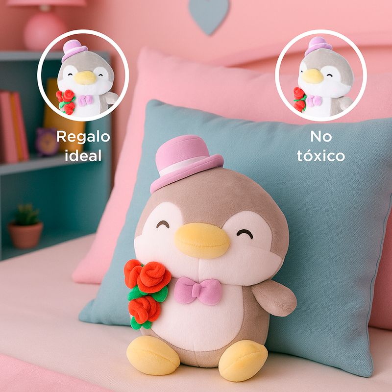 Peluche-Sr-Miniso-Con-Rosas-Felpa-Gris-24x19-5-cm-5-31027