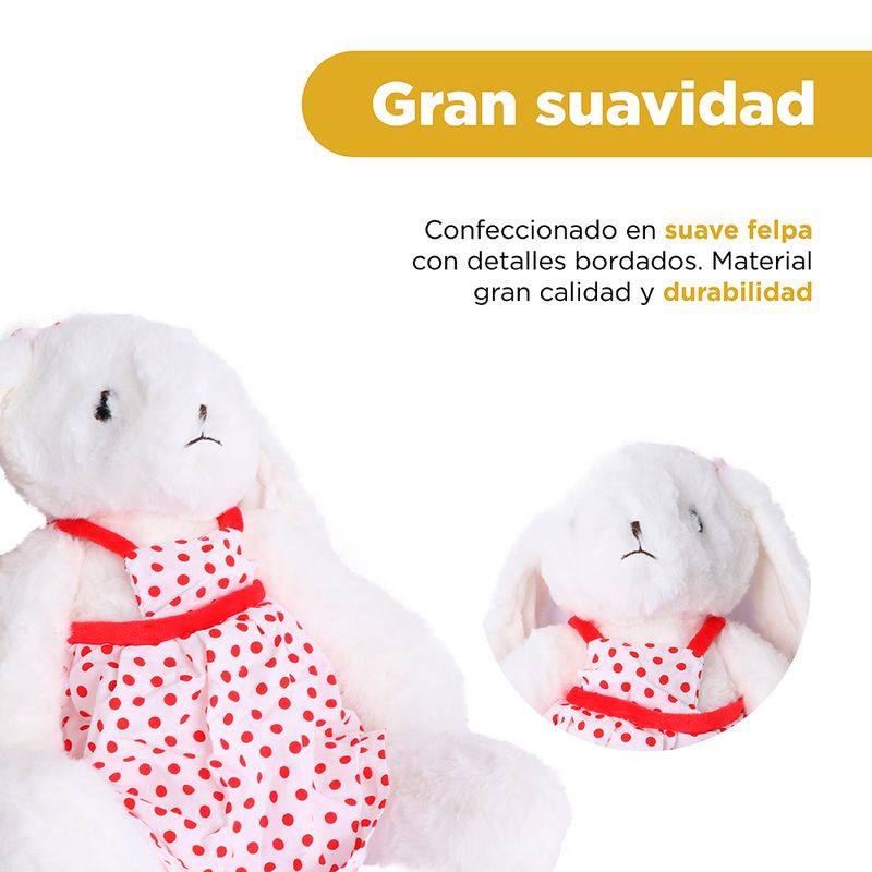 Peluche-Conejita-Con-Vestido-Felpa-Blanca-41x46-cm-4-31047