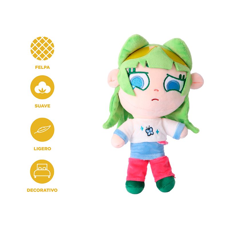 Peluche-Cabello-Verde-Dodo-Felpa-16x24-5-cm-3-31049
