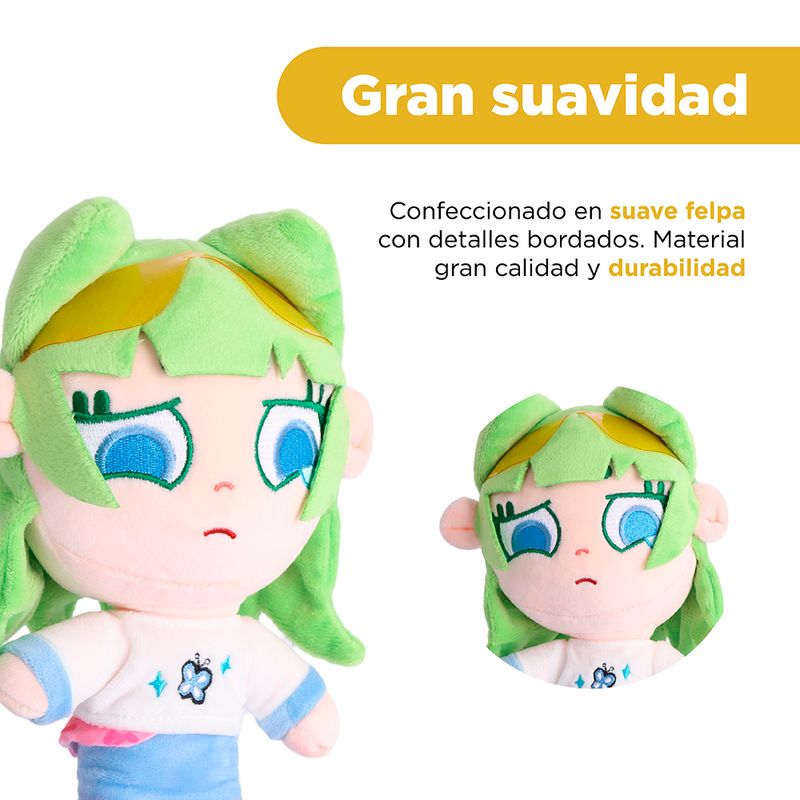 Peluche-Cabello-Verde-Dodo-Felpa-16x24-5-cm-4-31049