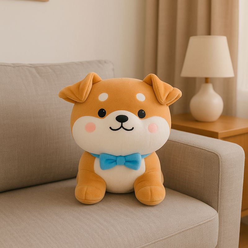 Peluche-Shiba-Inu-Pet-Club-Felpa-Caf-29x23-cm-2-31058