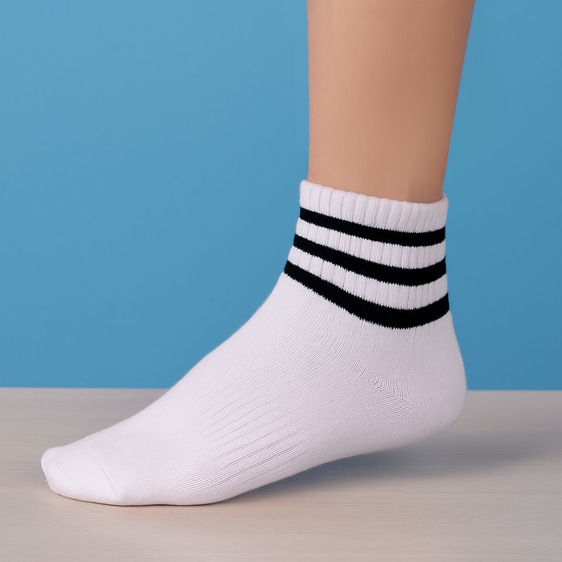 Set-Calcetines-Para-Mujer-Deportivos-72-Poli-ster-23-Algod-n-4-Elastodieno-1-Elastano-Multicolor-Talla-23-25-2-Pares-2-31065