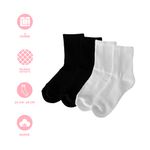 Set-Calcetines-Para-Mujer-72-Poli-ster-23-Algod-n-4-Elastodieno-1-Elastano-Multicolor-Talla-23-25-2-Pares-4-31068