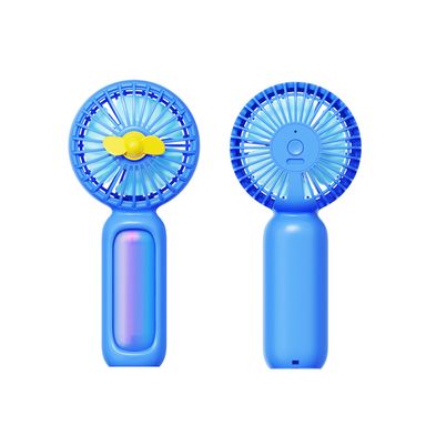 Ventilador De Mano Inalámbrico Sintético Azul