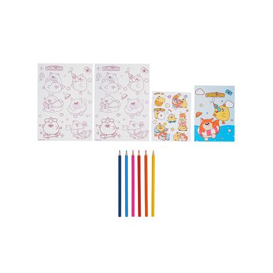 Kit De Dibujo DunDun Aventuras Acuáticas 10 Piezas
