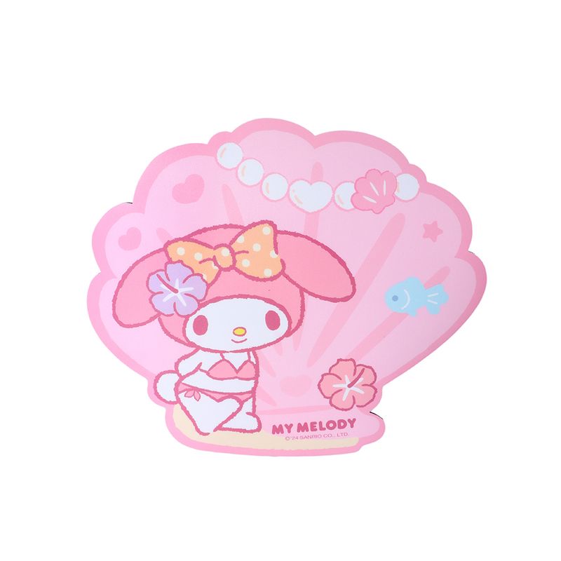 Mouse-Pad-Sanrio-My-Melody-Concha-De-Mar-Textil-Rosa-24x21-cm-1-30809