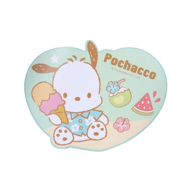 Mouse Pad Sanrio Pochacco Verano En La Playa Verde 24x18 cm