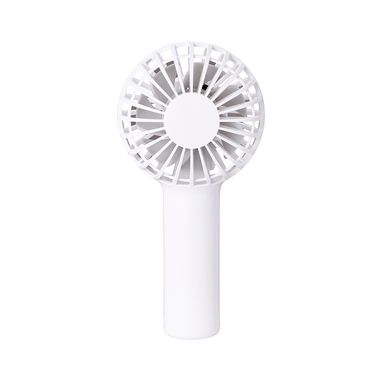 Ventilador De Mano Inalámbrico Plástico Blanco 6x12.7 cm