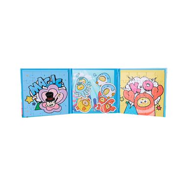 Libro De Rompecabezas DunDun Magnético 19x19 cm Aventuras En El Océano 70 Piezas
