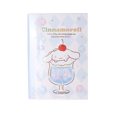 Libreta Sanrio Cinnamoroll Pasta Suave Azul 14x20.4 cm 104 Hojas Rayas