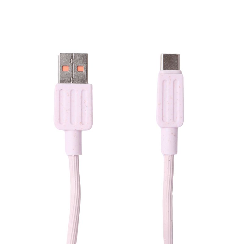 Cable-De-Carga-Super-R-pida-Y-Datos-USB-A-Tipo-C-Nailon-Reforzado-Rosa-1-m-66-W-1-30893