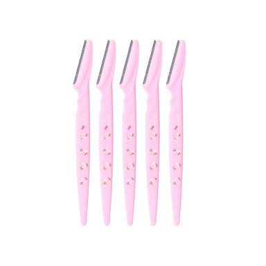 Set Perfiladores Para Cejas Sanrio Hello Kitty Sintéticos Rosas 5 Piezas