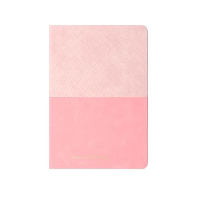 Libreta Pasta Dura Rosa 14.5x21 cm 80 Hojas Rayas
