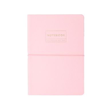 Libreta Pasta Dura Rosa 14.4x21.1 cm 80 Hojas Rayas