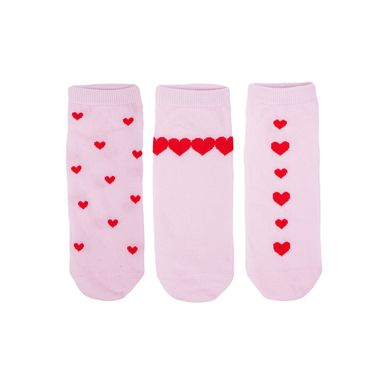Set Tines Para Mujer Bordado De Corazón Textiles Rosas Talla 23-25 3 Pares