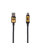 Cable-De-Carga-Super-R-pida-Y-Datos-DC-Batman-USB-A-Tipo-C-Nailon-Reforzado-Negro-1-m-66-W-1-30978