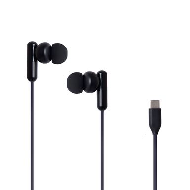 Audífonos De Cable Life Is For Fun Negros 120 cm Tipo C