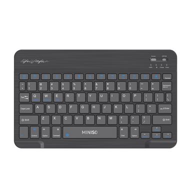 Teclado Inalámbrico Life Is For Fun Sintético Gris 26x17.6x2 cm