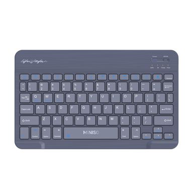 Teclado Inalámbrico Life Is For Fun Sintético Azul 26x17.6x2 cm
