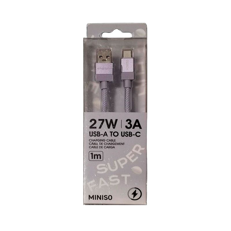 Cable-De-Carga-R-pida-USB-A-Tipo-C-Nailon-Reforzado-1-m-27-W-1-31011