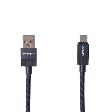 Cable De Carga Rápida Y Datos Life Is For Fun Nailon Reforzado Azul 1 m 66 W USB A Tipo C
