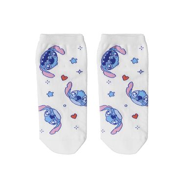 Tines Para Mujer Disney Stitch Textiles Blancos Talla 24 - 26