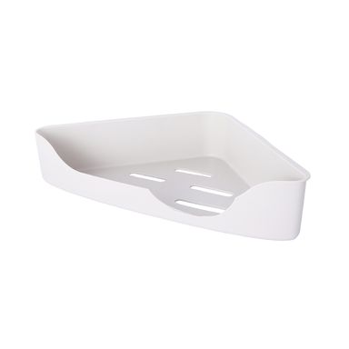 Organizador De Baño Sintético Blanco 18x31 cm