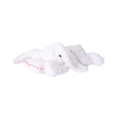 Peluche Conejito Acostado Con Almohada Felpa Blanco 33x41 cm