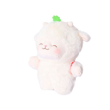 Peluche Ovejita Cici Con Mochilita De Catarina Felpa Blanca 22x26 cm