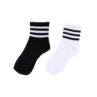 Set Calcetines Para Mujer Deportivos 72% Poliéster, 23% Algodón, 4% Elastodieno, 1% Elastano Multicolor Talla 23-25 2 Pares