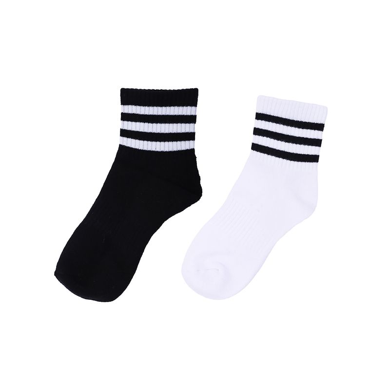 Set-Calcetines-Para-Mujer-Deportivos-72-Poli-ster-23-Algod-n-4-Elastodieno-1-Elastano-Multicolor-Talla-23-25-2-Pares-1-31064