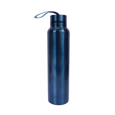 Termo De Acero Inoxidable Con Correa Para Deportes MINISO Acero inoxidable Azul 950 ml