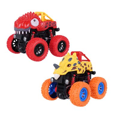 Set Vehículos De Juguete Dinosaurios Plástico