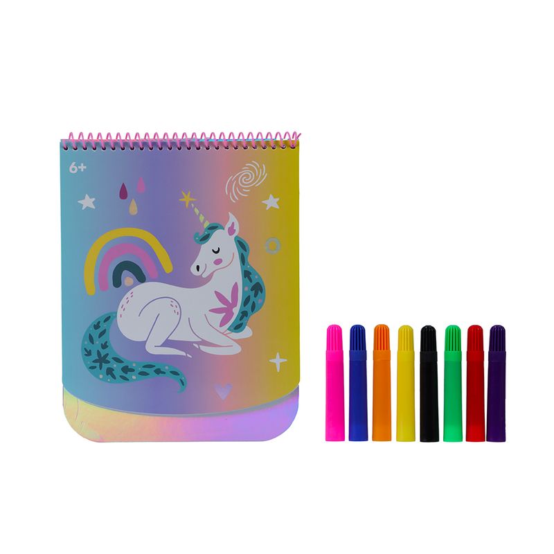Libro-Para-Colorear-Unicornio-Con-Plumines-21-5x27-5-cm-30-Hojas-8-Piezas-1-13512
