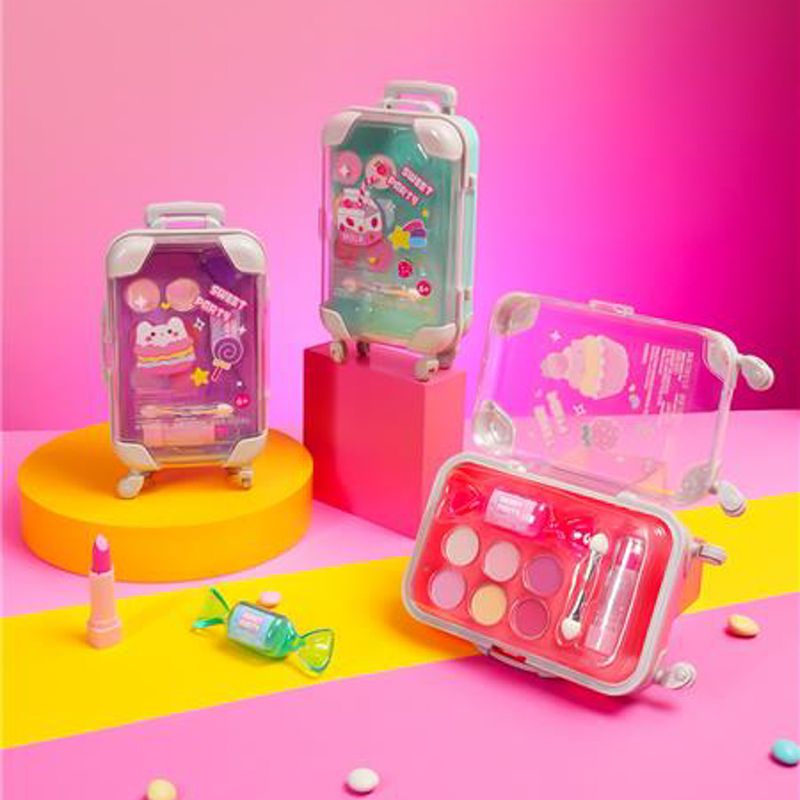 Kit-Maquillaje-Para-Ni-a-Con-Estuche-Tipo-Maleta-MINISO-Sweet-Party-Verde-Aqua-1-1-gr-0-6-gr-3-8-gr-9-Piezas-2-26338