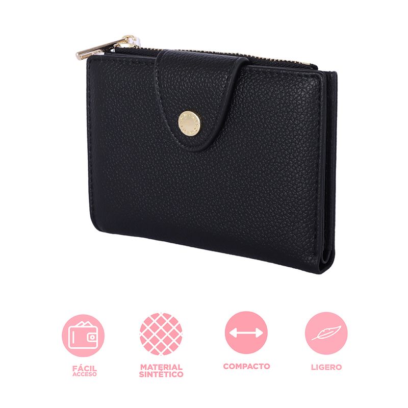 Cartera-Para-Mujer-Acabado-Tipo-Piel-Sint-tica-Negra-13x10x2-cm-3-31133