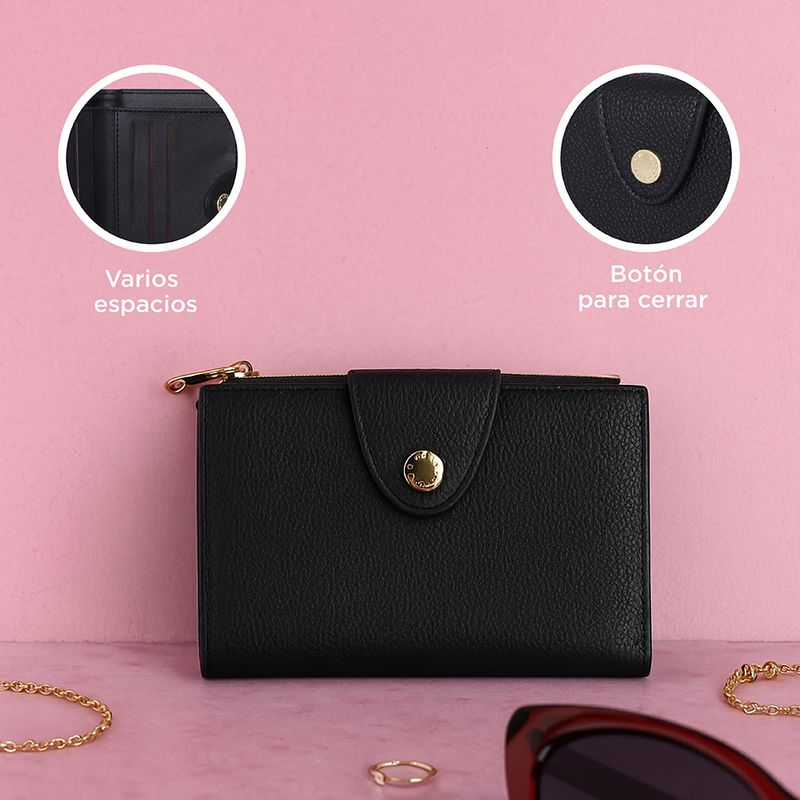 Cartera-Para-Mujer-Acabado-Tipo-Piel-Sint-tica-Negra-13x10x2-cm-5-31133