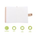 Libreta-Tipo-Piel-De-Cocodrilo-Beige-11-7x17-cm-96-Hojas-Rayas-3-31149