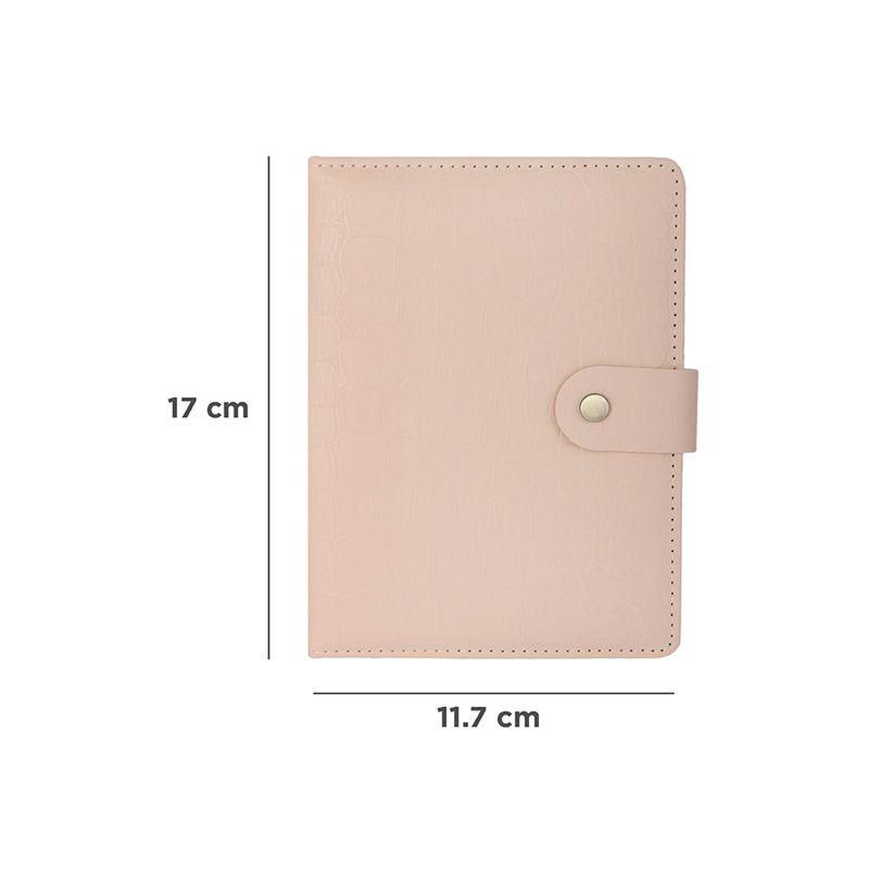 Libreta-Tipo-Piel-De-Cocodrilo-Beige-11-7x17-cm-96-Hojas-Rayas-4-31149